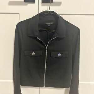 Black short jacket